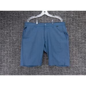 Travis Mathew Shorts Mens 37 (Tag 36) Blue Performance Chino Stretch Golf